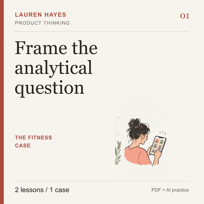 Cover of Part 01: Frame the analytical question